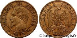 Un centime Napoléon III, tête nue 1855 Lyon F.102/19 TTB48 