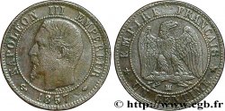 Un centime Napoléon III, tête nue 1857 Marseille F.102/37 TTB40 