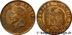 Un centime Napoléon III, tête laurée 1861 Paris F.103/1 SUP55 
