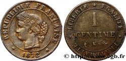 1 centime Cérès 1872 Bordeaux F.104/2 TTB48 