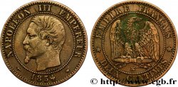 Deux centimes Napoléon III, tête nue 1854 Marseille F.107/17