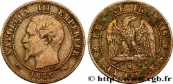 Deux centimes Napoléon III, tête nue 1855 Marseille F.107/36