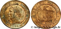 Deux centimes Napoléon III, tête nue 1856 Paris F.107/38 TTB48 