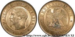 Deux centimes Napoléon III, tête nue 1856 Bordeaux F.107/41