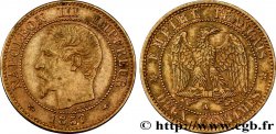 Deux centimes Napoléon III, tête nue 1857 Paris F.107/44 SUP55 