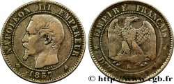 Deux centimes Napoléon III, tête nue 1857 Bordeaux F.107/49 TB20 