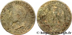 Deux centimes Napoléon III, tête laurée 1861 Paris F.108/1 B12 