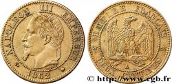 Deux centimes Napoléon III, tête laurée, buste définitif 1862 Paris F.108A/4 TTB54 