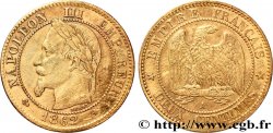 Deux centimes Napoléon III, tête laurée 1862 Paris F.108A/4 TTB 