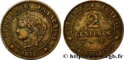 2 centimes Cérès 1877 Paris F.109/2 TB35 