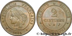 2 centimes Cérès 1885 Paris F.109/10 SUP55 