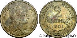 2 centimes Daniel-Dupuis 1901 Paris F.110/6 TB35 