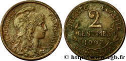2 centimes Daniel-Dupuis 1903 Paris F.110/8 TTB40 