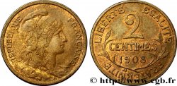2 centimes Daniel-Dupuis 1908 Paris F.110/11 TTB54 