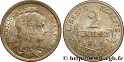 2 centimes Daniel-Dupuis 1914 Paris F.110/17