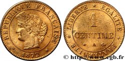 1 centime Cérès 1872 Paris F.104/1 SUP62 