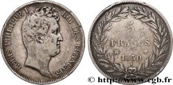 5 francs type Tiolier avec le I, tranche en creux 1830 Marseille F.315/10