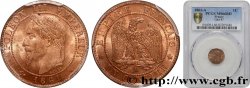Un centime Napoléon III, tête laurée 1861 Paris F.103/1 MS66 PCGS