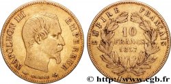 10 francs or Napoléon III, tête nue 1857 Paris F.506/4