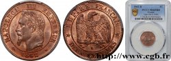 Deux centimes Napoléon III, tête laurée 1862 Bordeaux F.108A/7