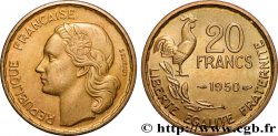 20 francs G. Guiraud, 4 faucilles 1950  F.402/3