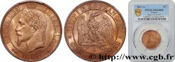 Cinq centimes Napoléon III, tête laurée 1861 Paris F.117/4