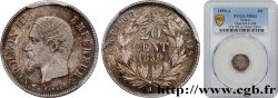 20 centimes Napoléon III, tête nue 1859 Paris F.148/12