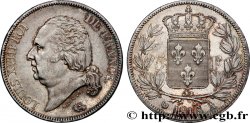 5 francs Louis XVIII, tête nue 1816  Paris F.309/1