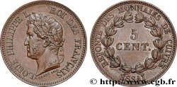 Essai de 5 centimes en bronze, signature BARRE 1840 1840  VG.2917 