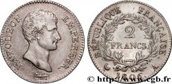 2 francs Napoléon Empereur, Calendrier grégorien 1806 Paris F.252/1