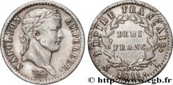 Demi-franc Napoléon Ier tête laurée, Empire français 1811 Nantes F.178/32