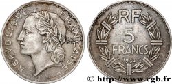 5 francs Lavrillier, nickel 1933  F.336/2
