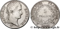 5 francs Napoléon Empereur, République française 1808 Lille F.306/15