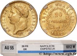 20 francs or Napoléon tête laurée, Empire français 1812 Lille F.516/29