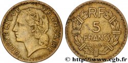 5 francs Lavrillier, bronze-aluminium 1938  F.337/1