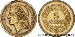 5 francs Lavrillier, bronze-aluminium 1946 Castelsarrasin F.337/8