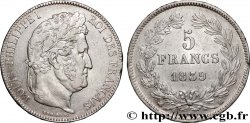 5 francs IIe type Domard 1839 Strasbourg F.324/77