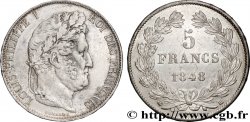 5 francs IIIe type Domard 1848 Strasbourg F.325/18