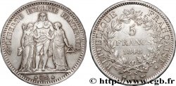 5 francs Hercule, IIe République 1848 Strasbourg F.326/2