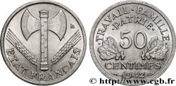 50 centimes Francisque, lourde 1942 Paris F.195/3