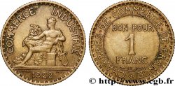 1 franc Chambres de Commerce 1922 Paris F.218/4