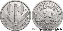 50 centimes Francisque, lourde 1942 Paris F.195/3
