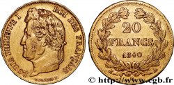 20 francs or Louis-Philippe, Domard 1840 Paris F.527/22 TTB 