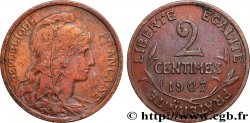 2 centimes Daniel-Dupuis 1907 Paris F.110/10 VF 