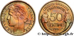 50 centimes Morlon, avec raisin sans fruit 1931  F.192/4