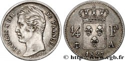1/4 franc Charles X 1827 Paris F.164/10