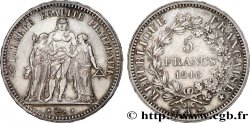 5 francs Hercule, IIe République 1848 Paris F.326/1