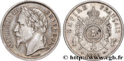 1 franc Napoléon III, tête laurée, Grand BB 1868 Strasbourg F.215/12