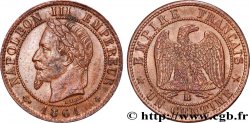 Un centime Napoléon III, tête laurée 1861 Strasbourg F.103/2