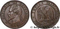 Deux centimes Napoléon III, tête nue 1853 Paris F.107/1